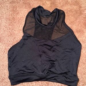 So Danca Kids Black Dance Crop Top